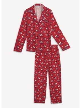 Magnetic Me Women Classic with a Twist PJ Set Disney Red Cocoa Size M $128- New